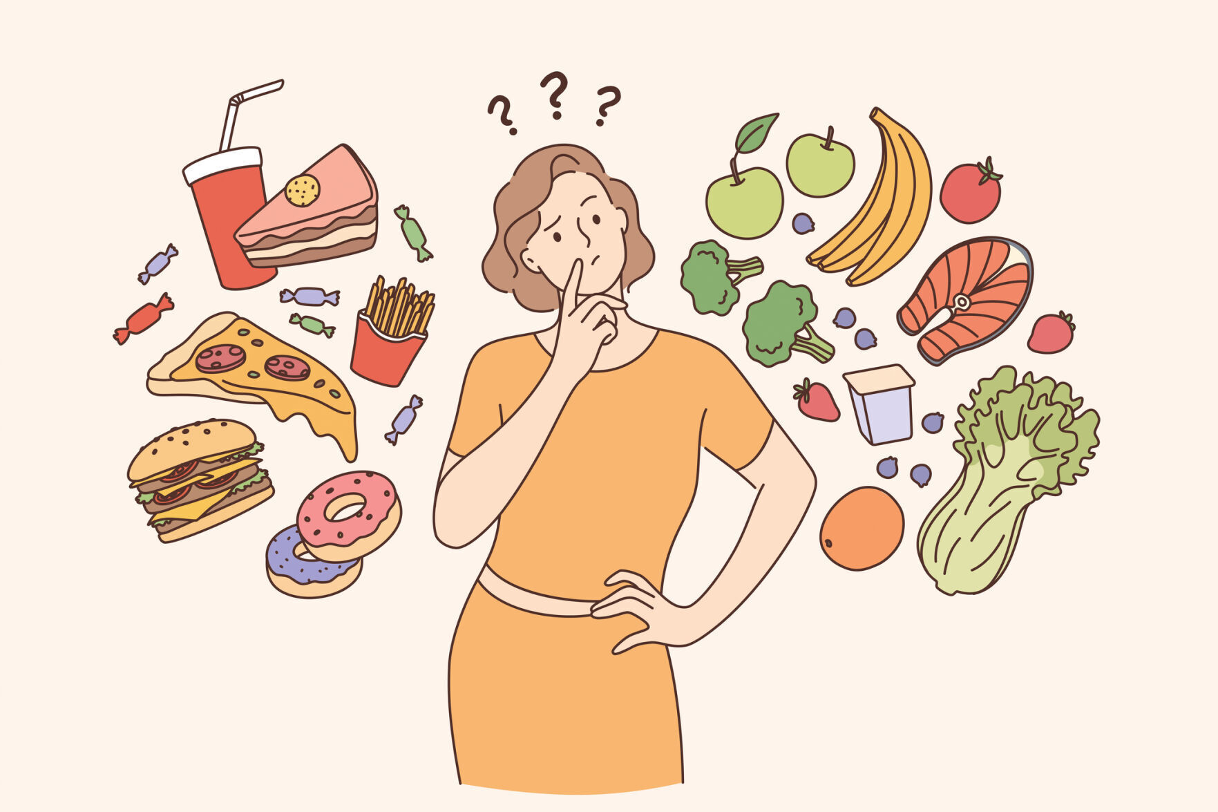 Dieting, healthy lifestyle, weight loss concept